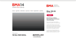 Desktop Screenshot of bma2014.com
