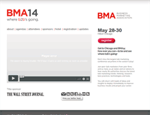 Tablet Screenshot of bma2014.com
